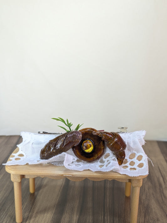 Triple Breakfast Hairclip