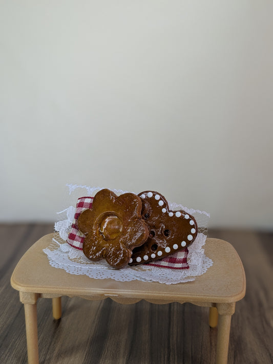Double Biscuit Hairclip